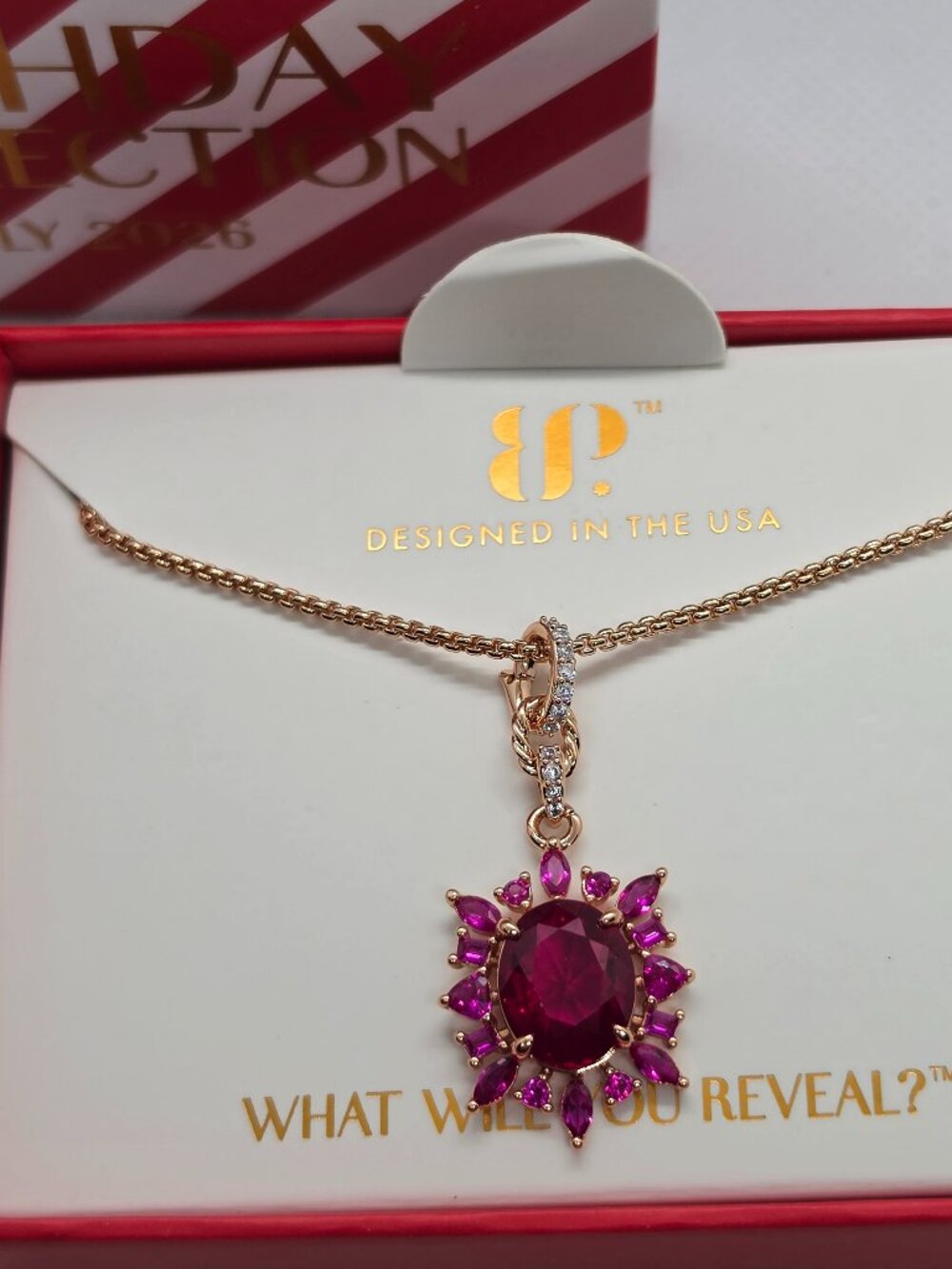 BP July Birthday Necklace